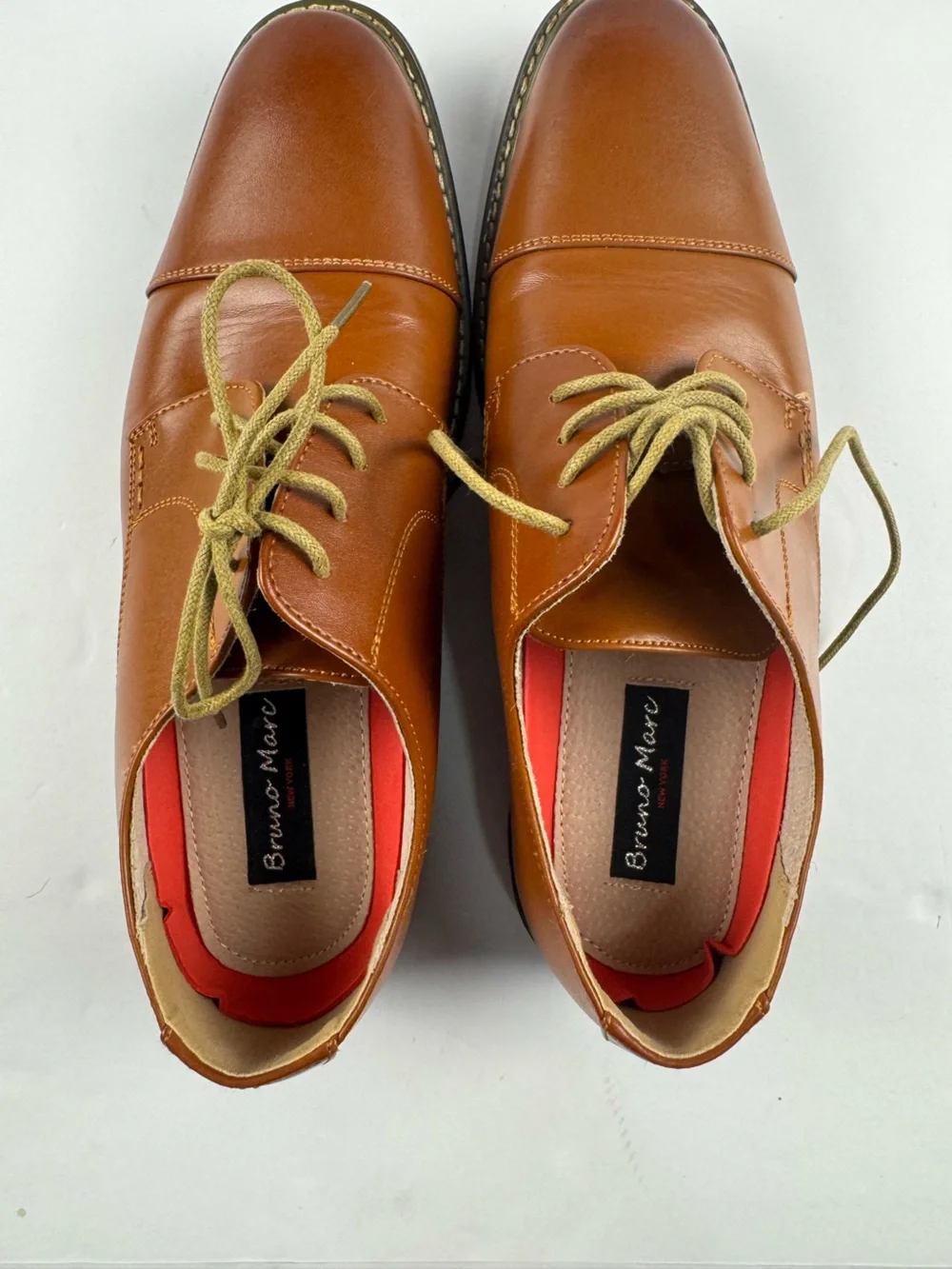 Bruno Marc polished tan
